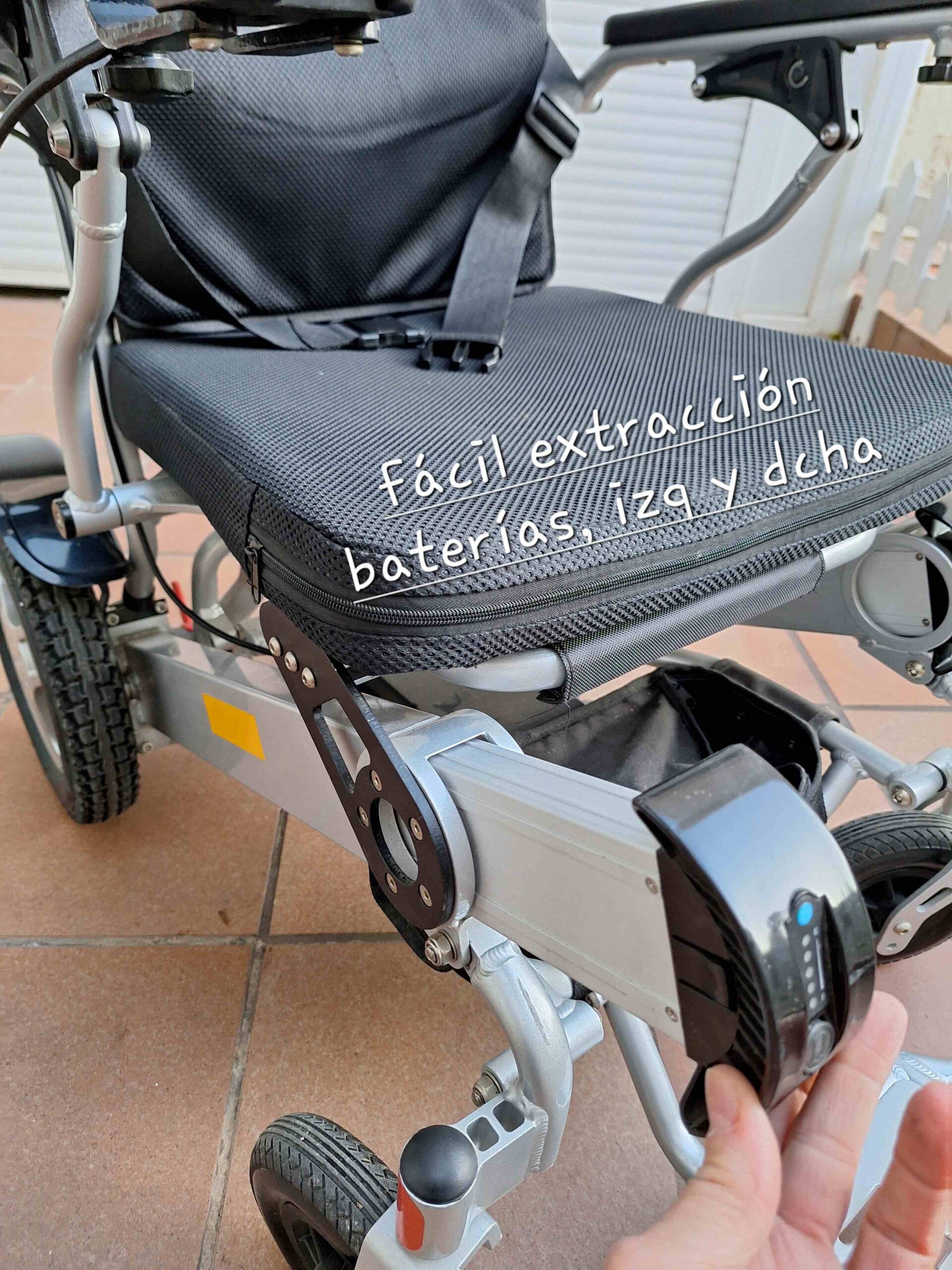 Silla de ruedas eléctrica plegable de ocasión