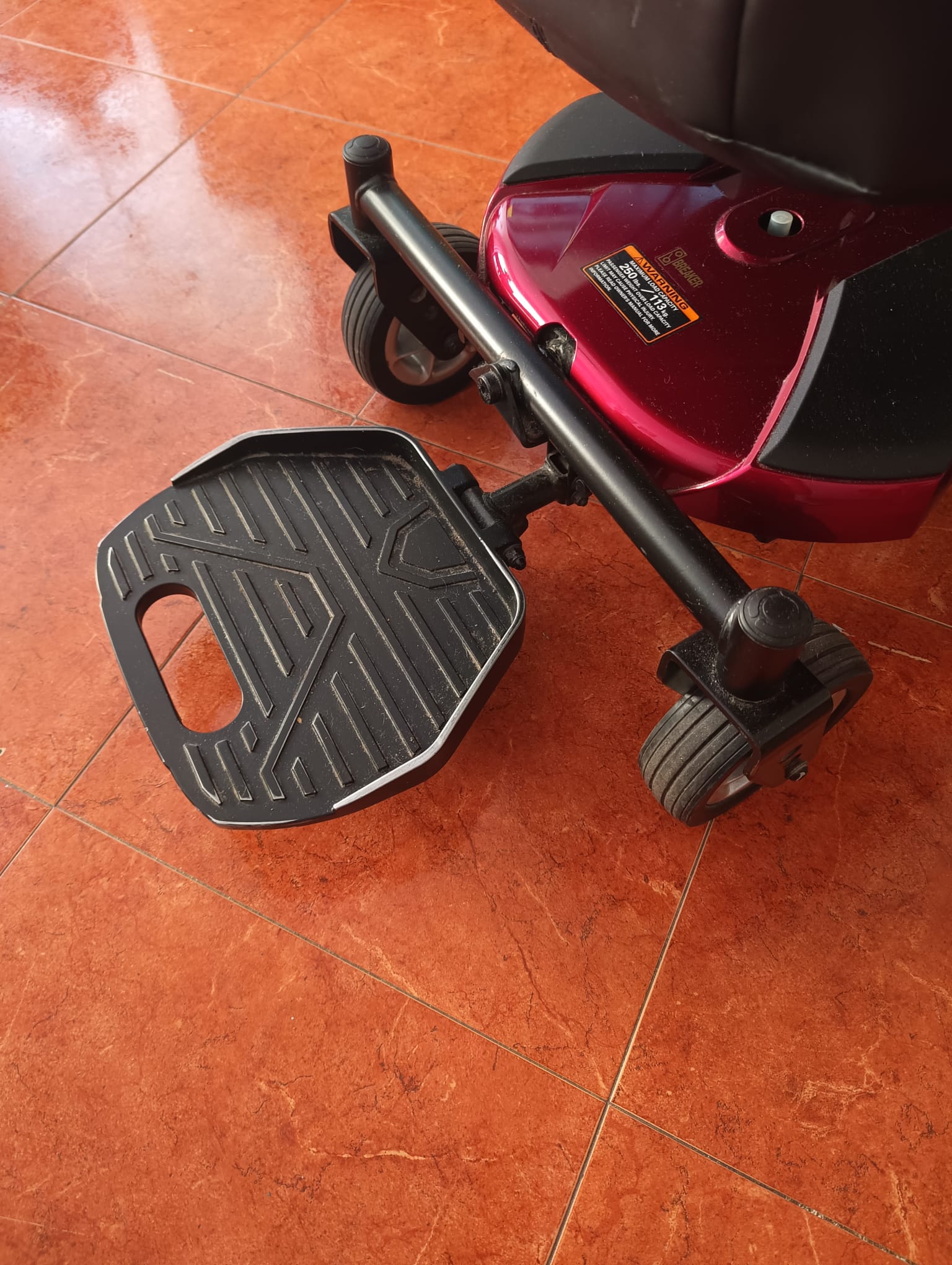 Silla de ruedas electrica de ocasión r120-box-280