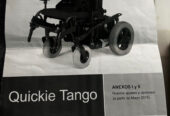 Silla de ruedas eléctrica Quickie Tango de segunda mano