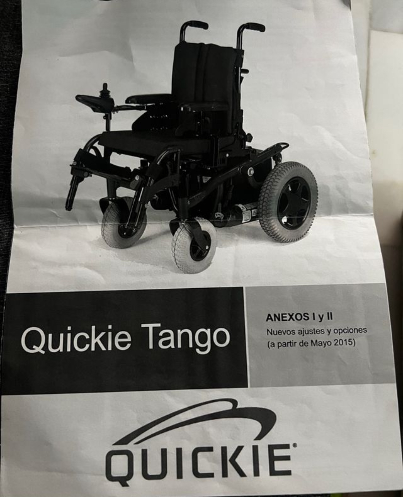 Silla de ruedas eléctrica Quickie Tango de segunda mano