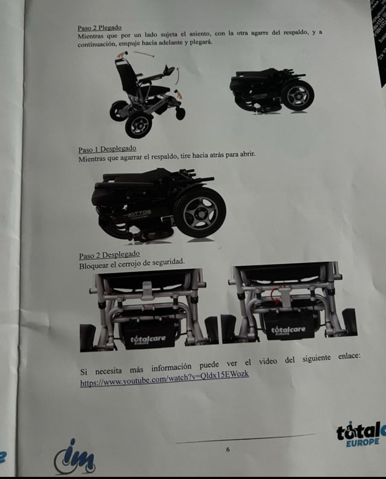 Silla de ruedas eléctrica Quickie Tango de segunda mano