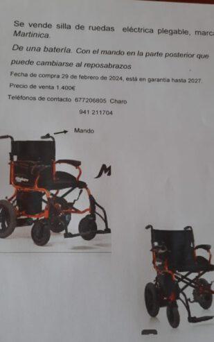 Venta silla eléctrica Martinica