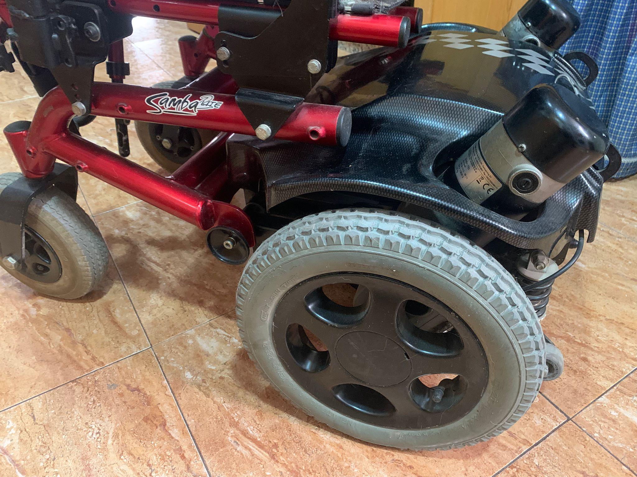 Silla de ruedas eléctrica de segunda mano Samba Lite modelo Quickie