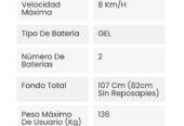 Silla de ruedas eléctrica Atlantik de segunda mano