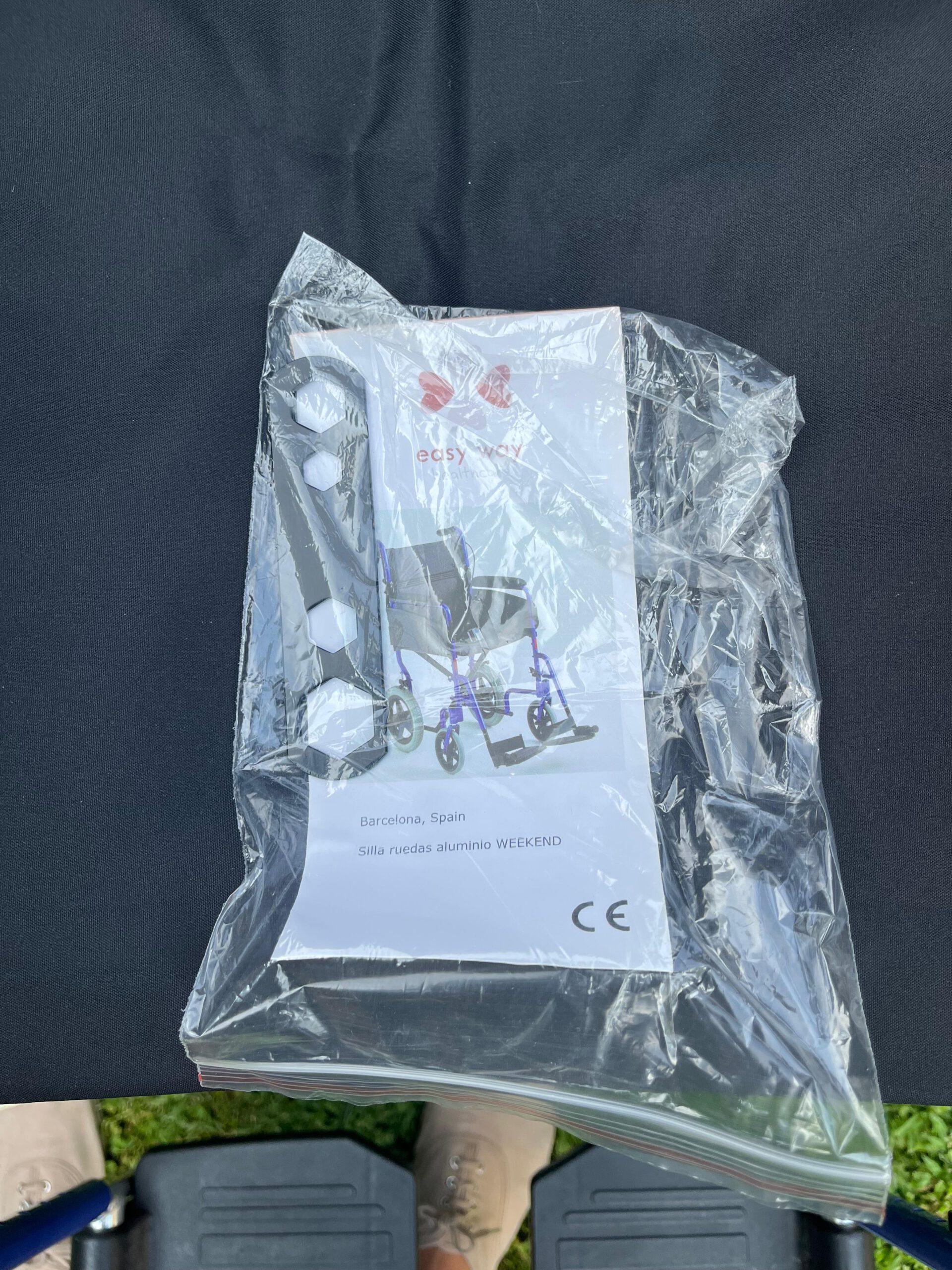 Silla de ruedas Easyway plegable de segunda mano