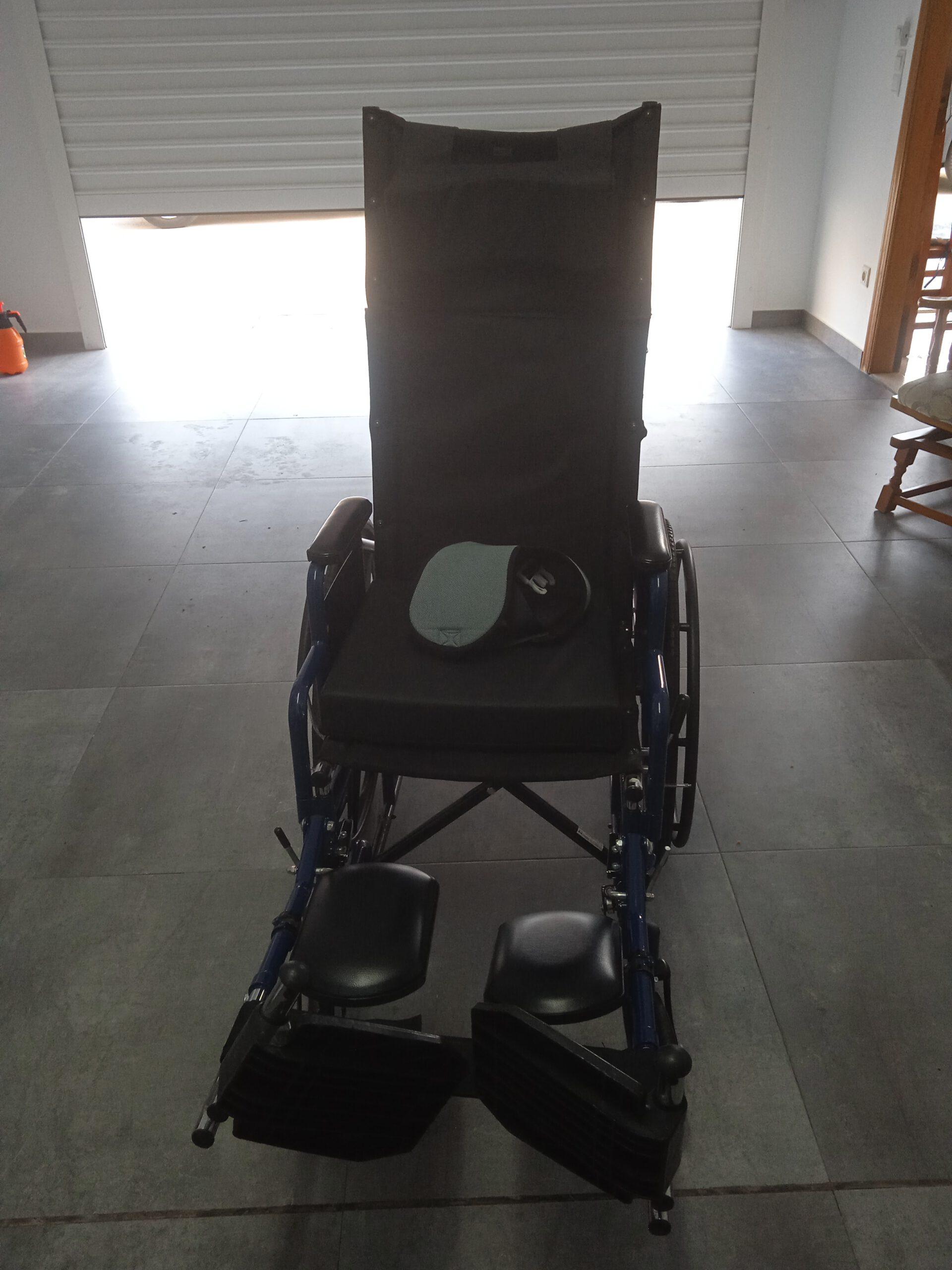 Silla ruedas manual alta de segunda mano