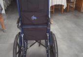 Silla ruedas manual alta de segunda mano