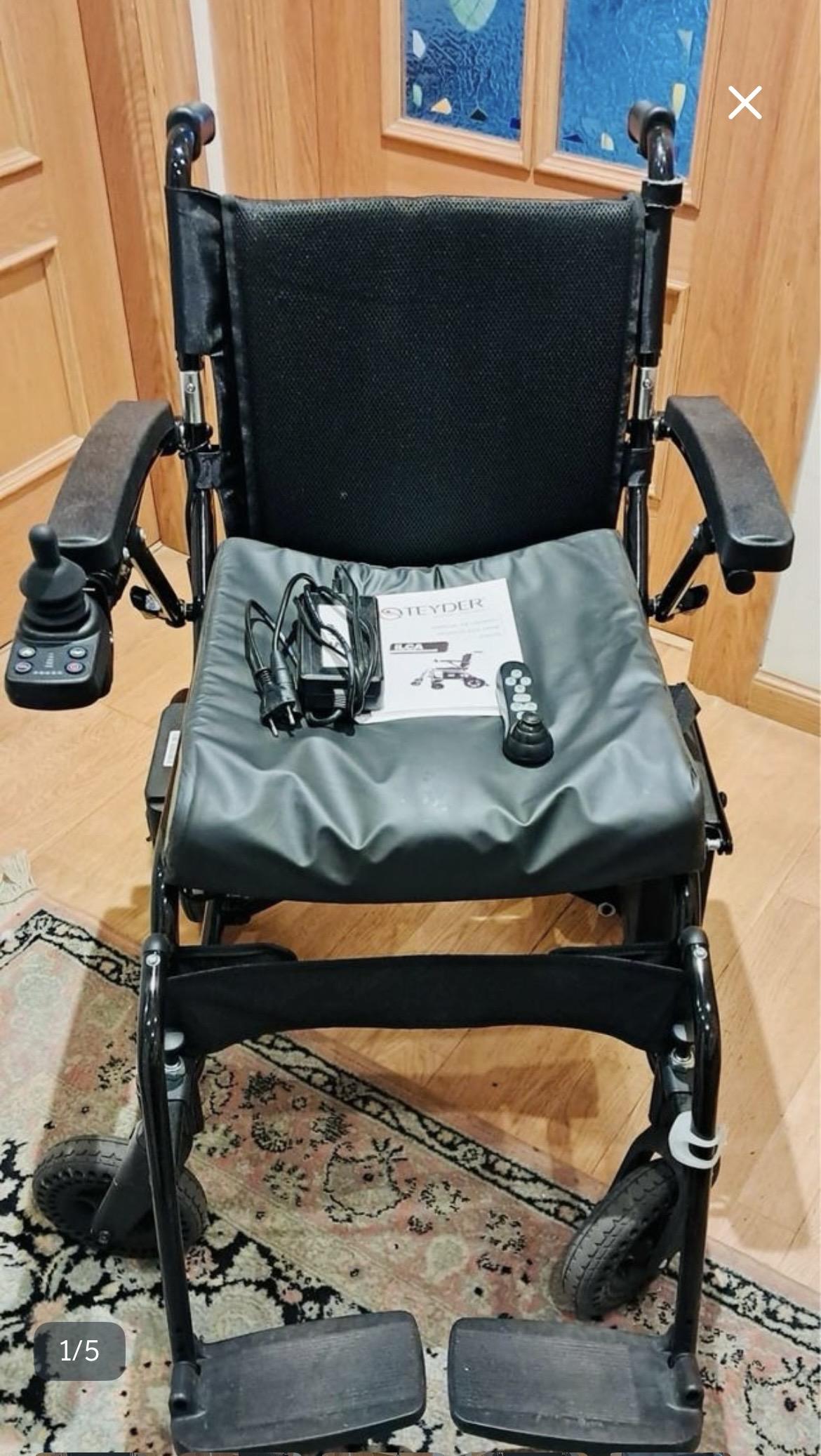 Silla de ruedas eléctrica teyder de segunda mano