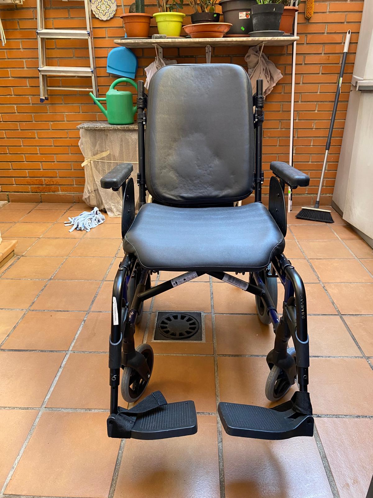 Silla de aluminio reclinable de segunda mano