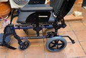 Silla de aluminio reclinable de segunda mano