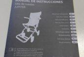 Silla de ruedas de tránsito plegable de segunda mano