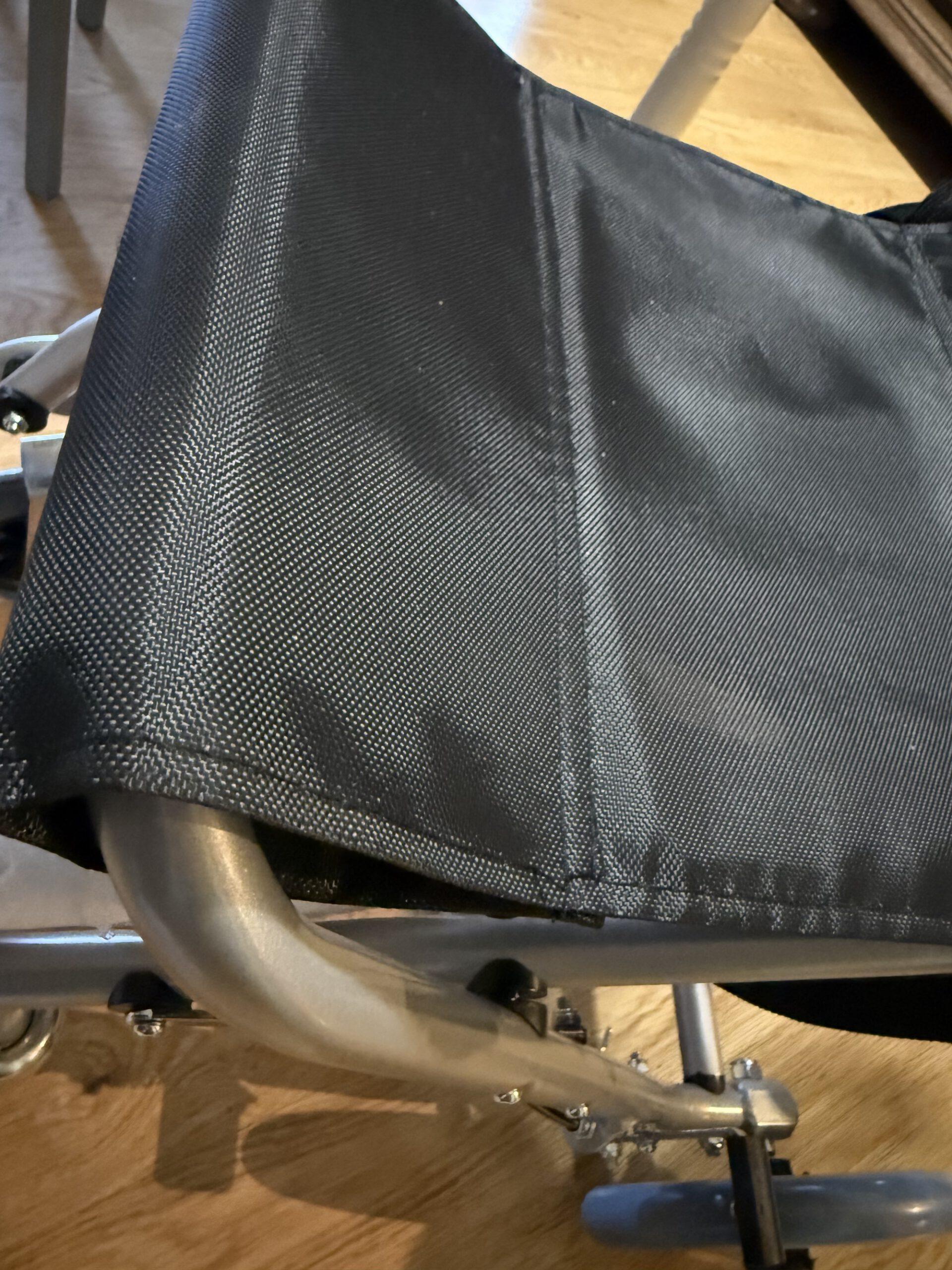 Silla de ruedas de tránsito plegable de segunda mano