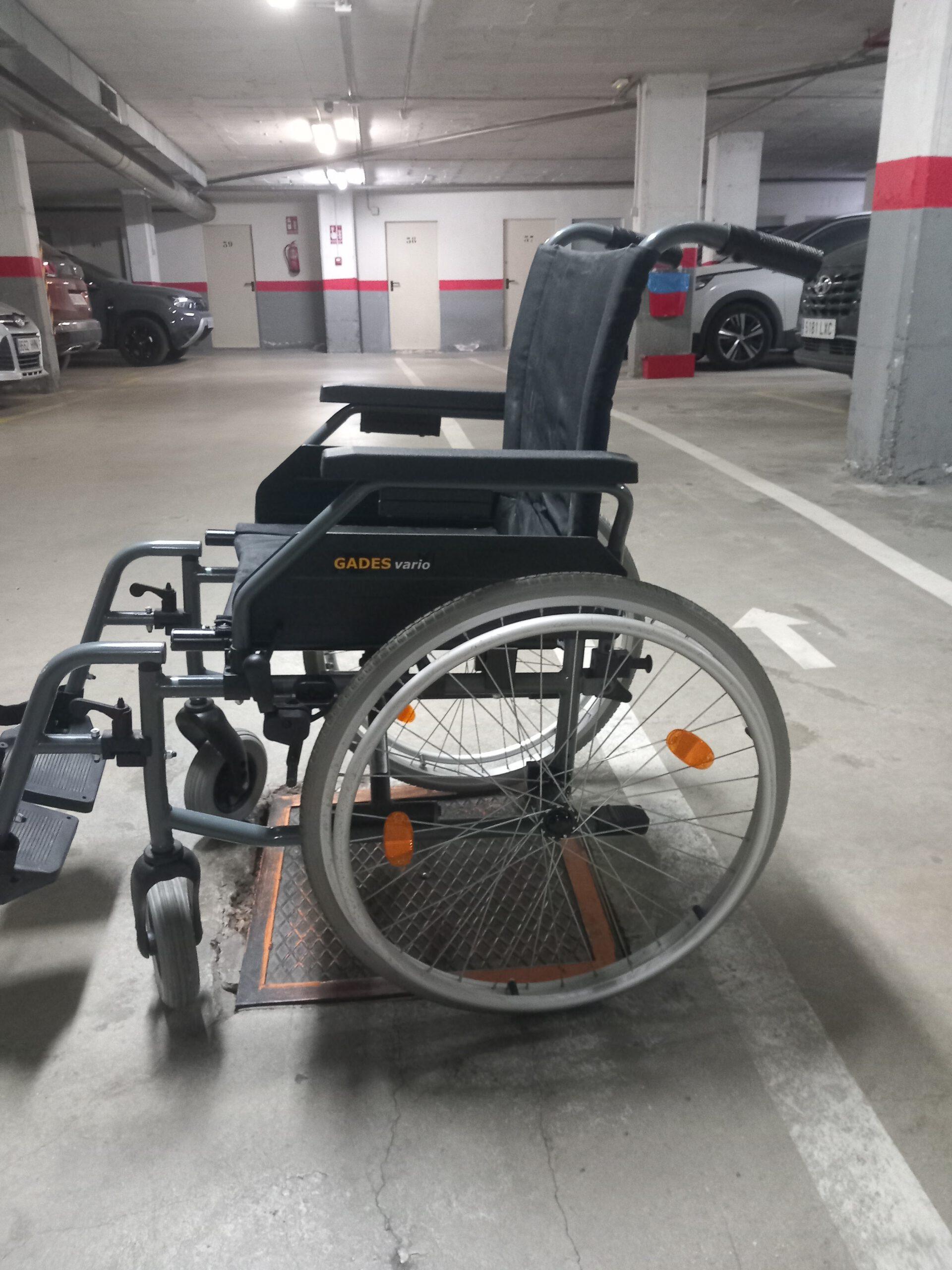 Silla de ruedas manual Gades Vario plegable de ocasión