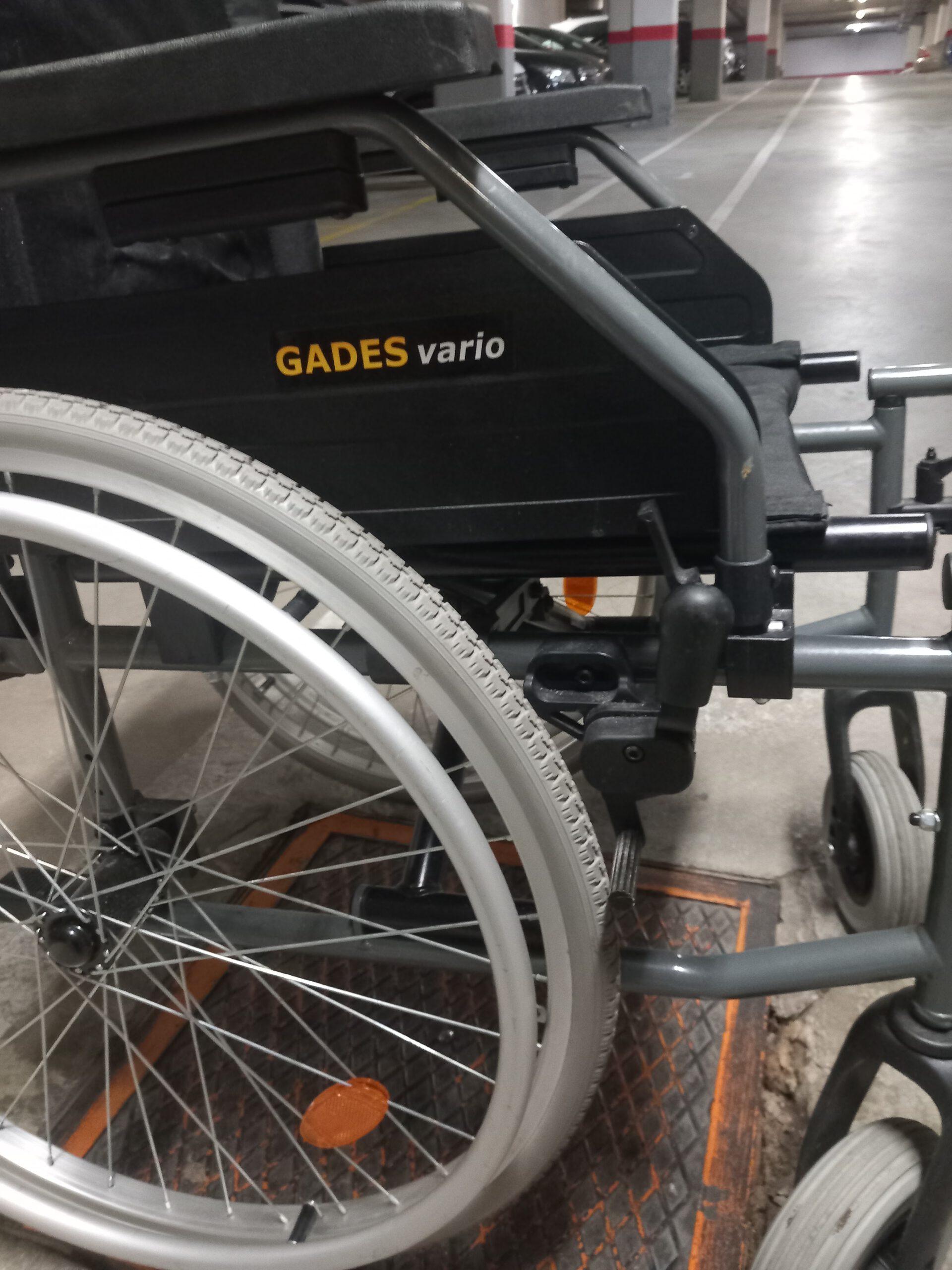 Silla de ruedas manual Gades Vario plegable de ocasión
