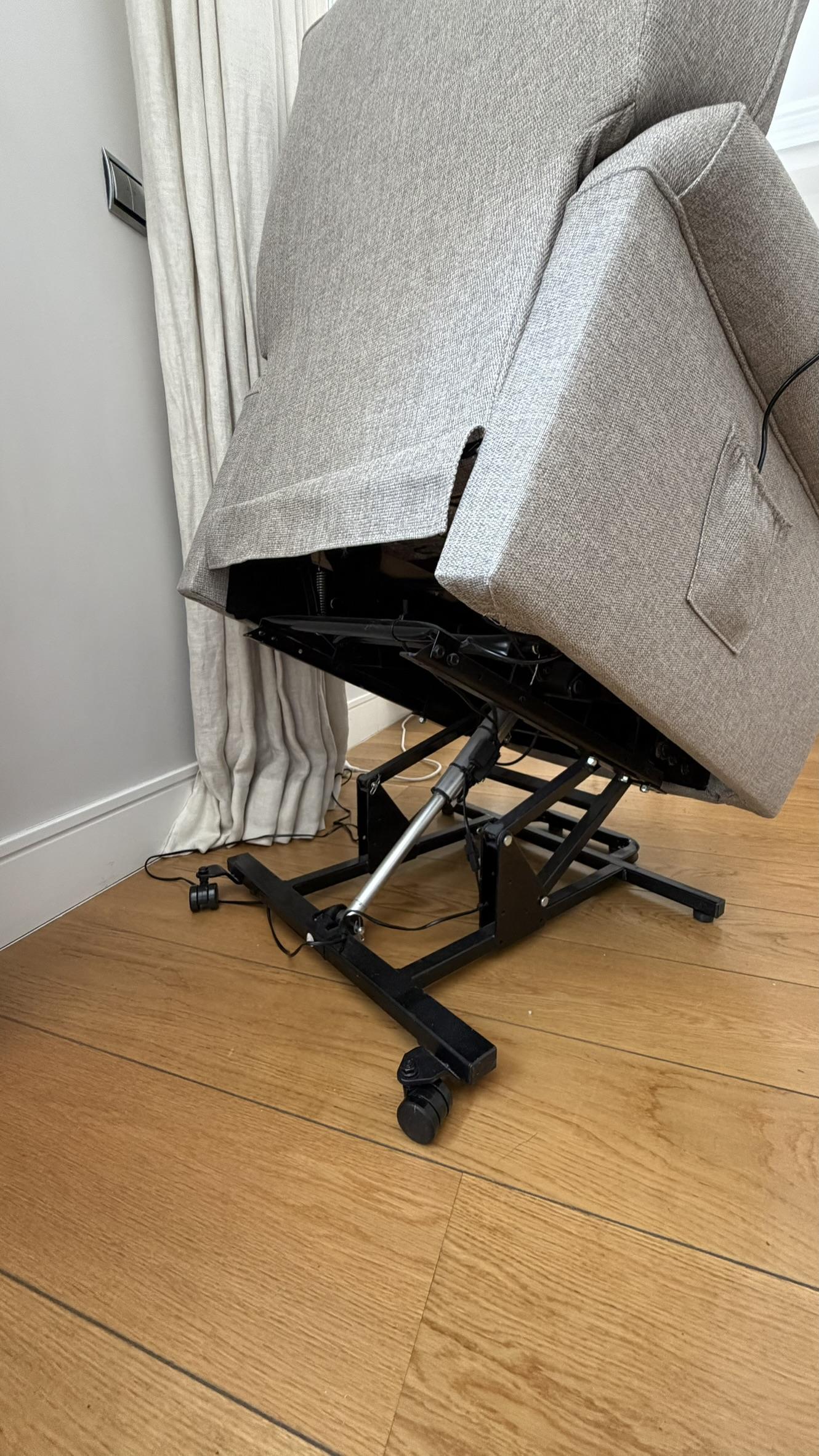 Sillón ortopédico eléctrico reclinable y elevador