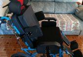 Silla de ruedas manual reclinable