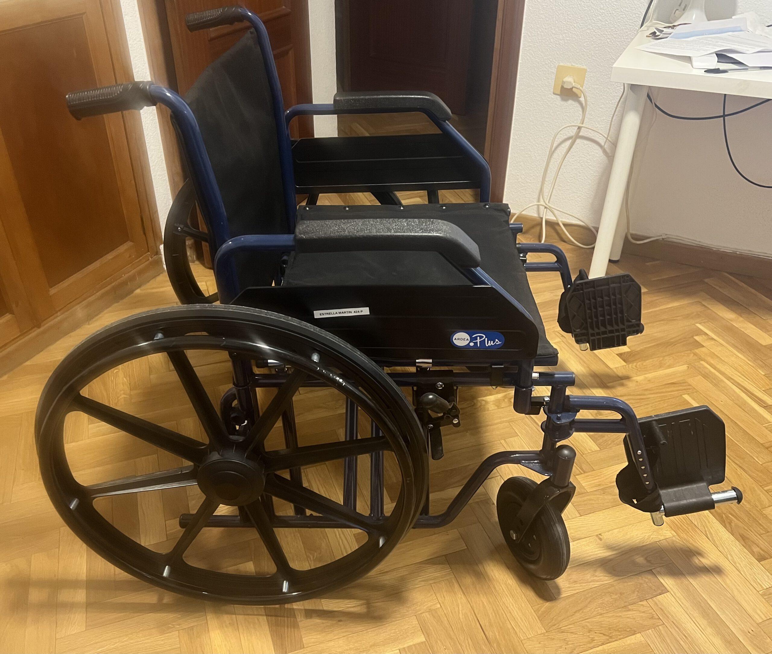 Silla de Ruedas Bariátrica XL Plegable 200Kg