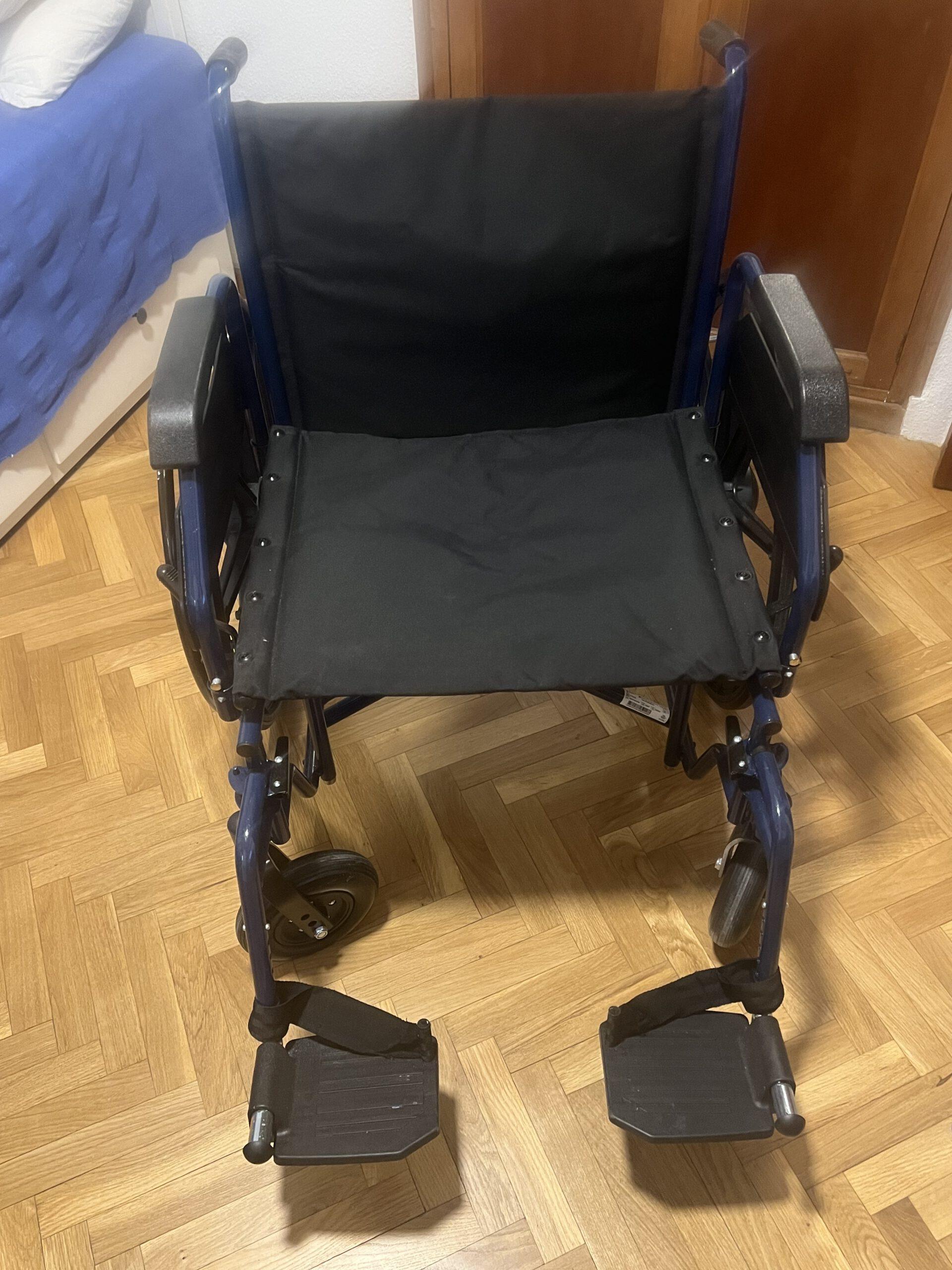 Silla de Ruedas Bariátrica XL Plegable 200Kg