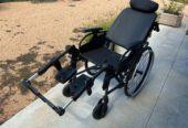 Silla de ruedas reclinable Vermeiren de segunda mano