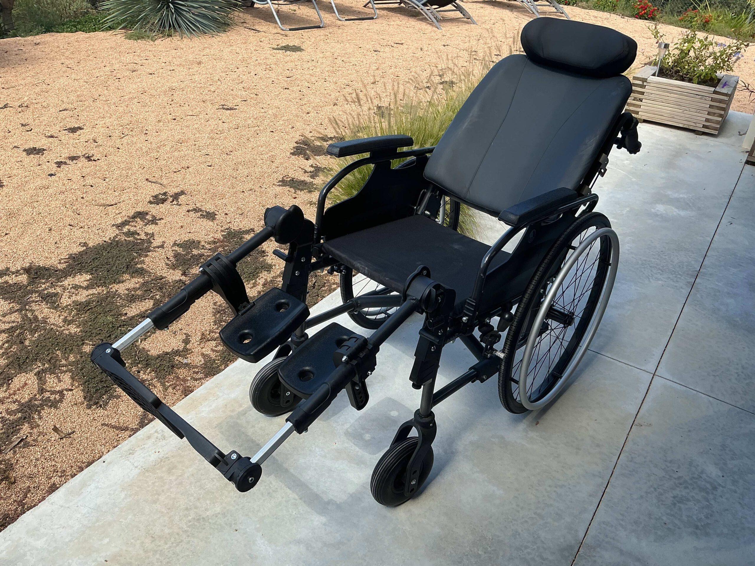 Silla de ruedas reclinable Vermeiren de segunda mano